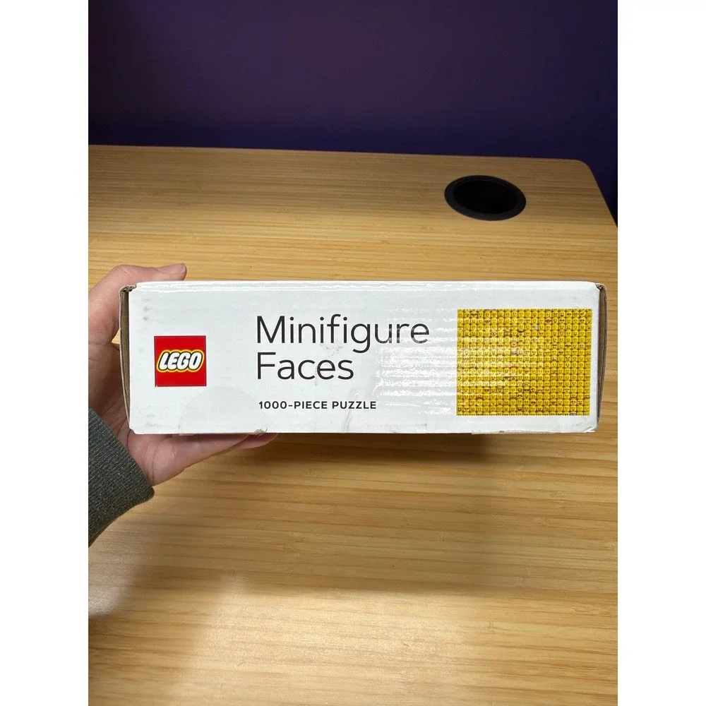 LEGO Minifigure Faces 1000 Piece Jigsaw Puzzle Complete Preowned